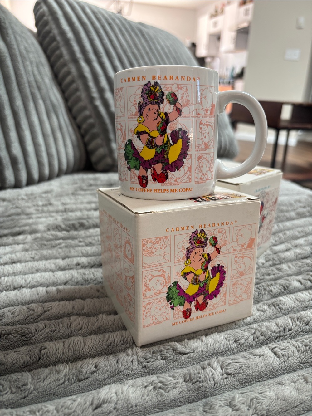 Vintage North American Bear Co. V.I.B Carmen Bearanda Mug